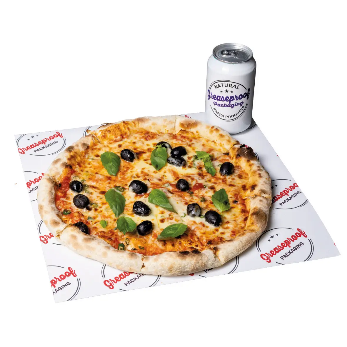 8. 335 x 335mm White Printed Greaseproof Paper 01 1 e1751528997510